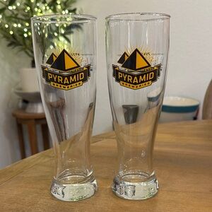 Pyramid Breweries Haywire Hefeweizen Pilsner Glasses - Set of 2!